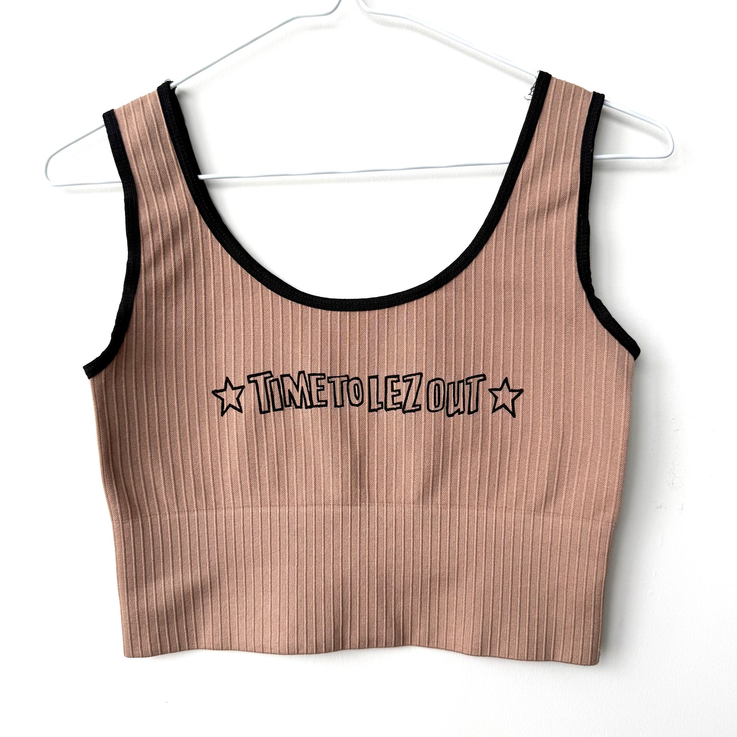 Lez Out Cropped Tank