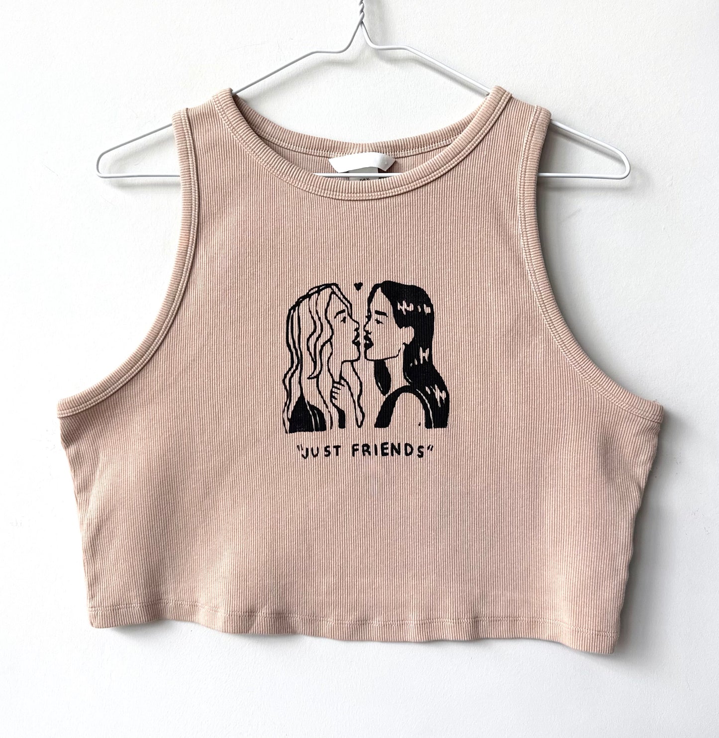 “Just Friends” Lovers Cropped Tank