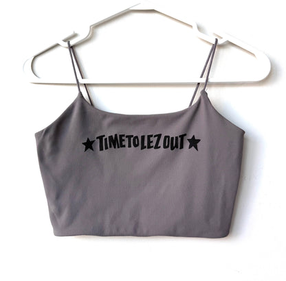 Lez Out Cropped Tank