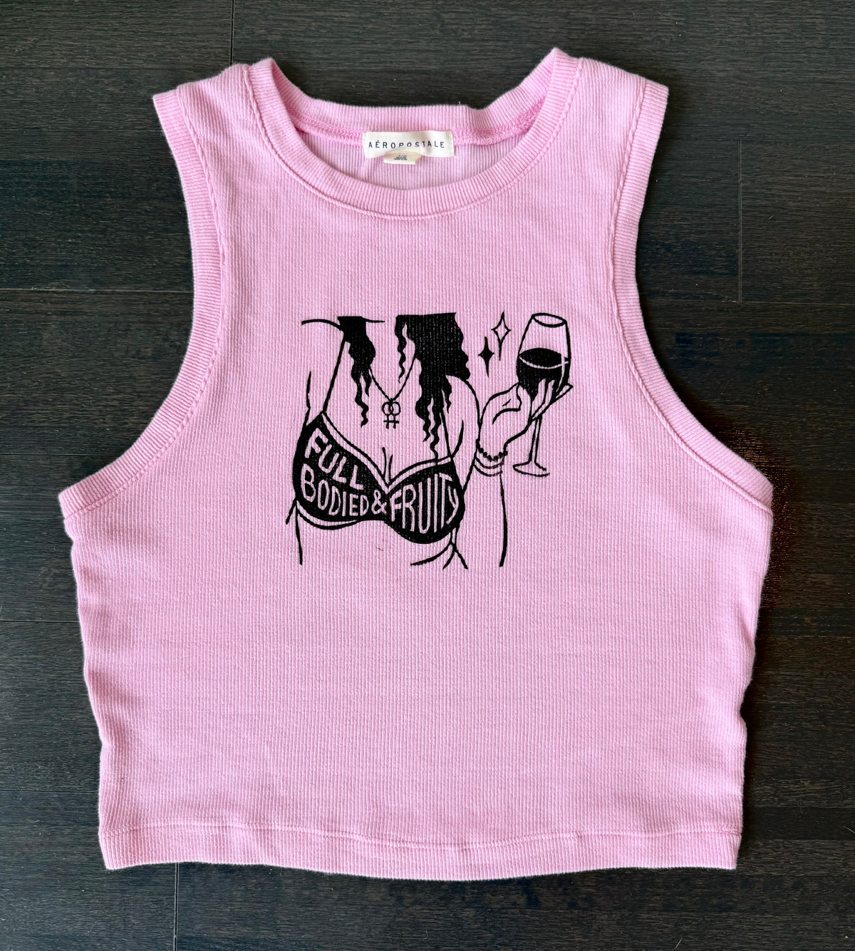 Full Bodied & Fruity Cropped Tank