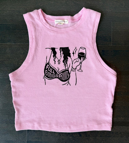Full Bodied & Fruity Cropped Tank