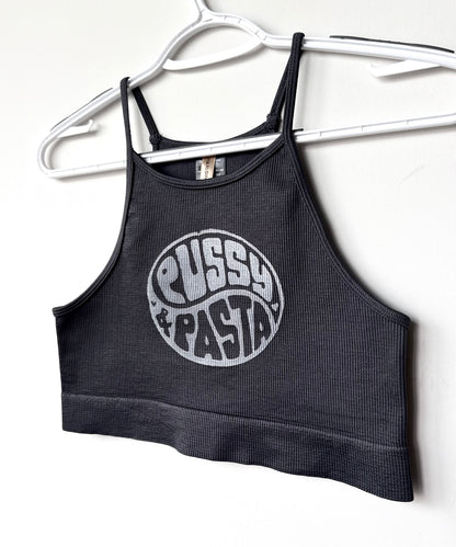 Pussy & Pasta Extra-Cropped Tank
