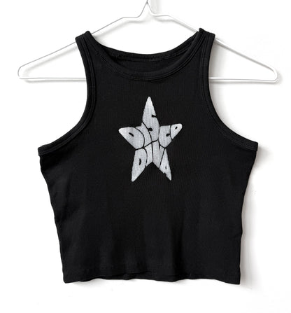 Disco Diva Cropped Tank