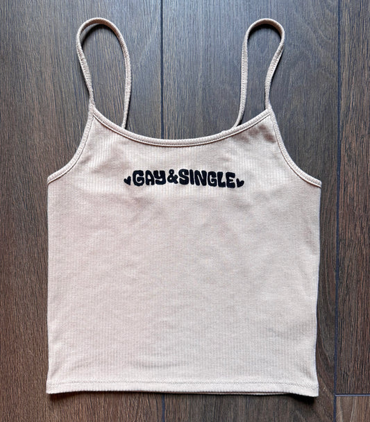 Gay & Single Tank Top