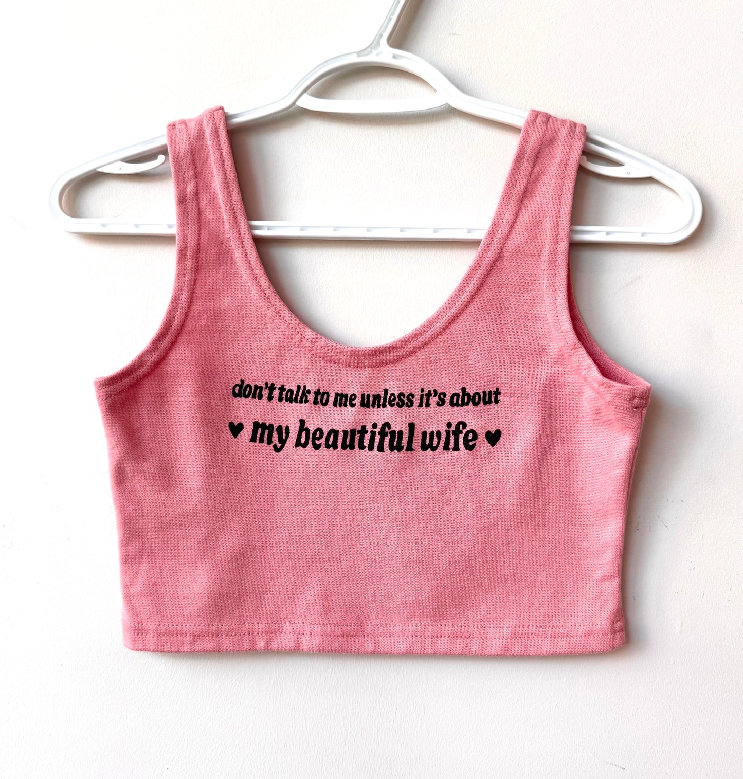 Beautiful Wife Cropped Tank