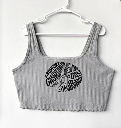 Gay Wrongs Cropped Tank