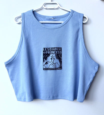 Lesbian Princess Cropped Tank
