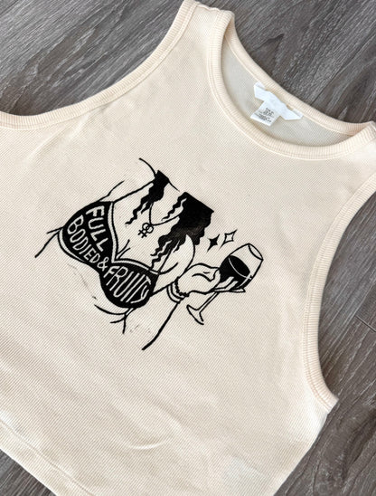 Full Bodied & Fruity Cropped Tank