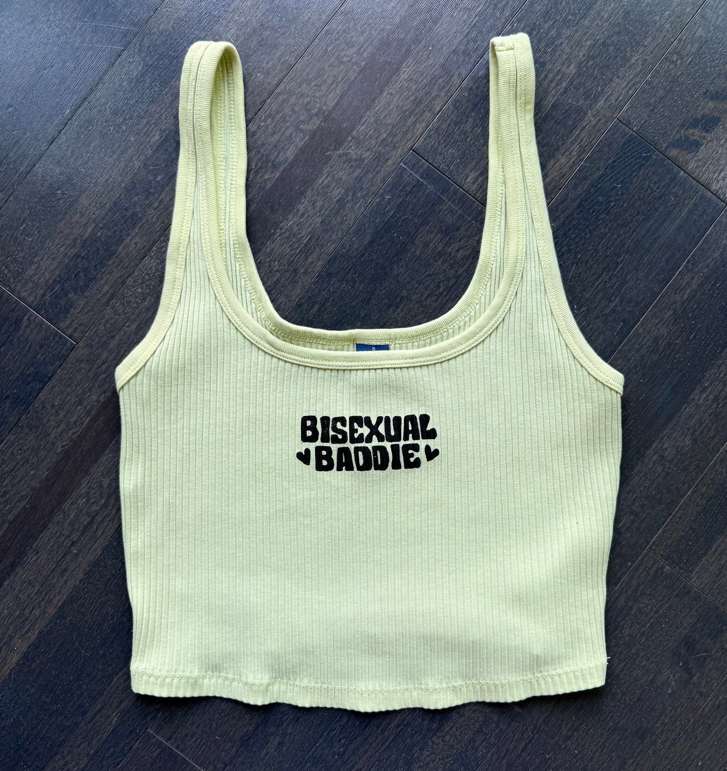 Bisexual Baddie Ribbed Cropped Tank