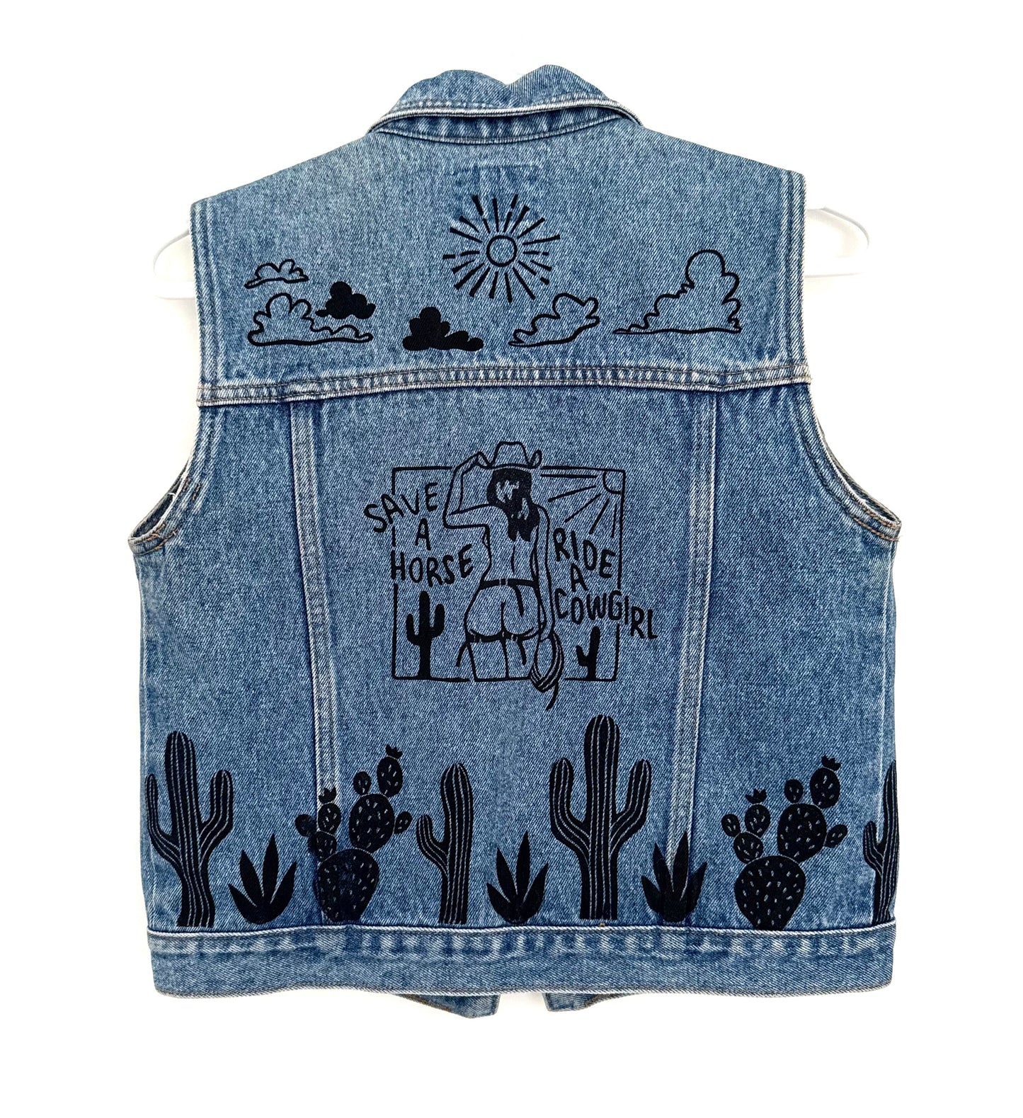 Cowgirl Vintage Denim Vest