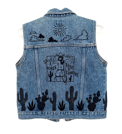Cowgirl Vintage Denim Vest