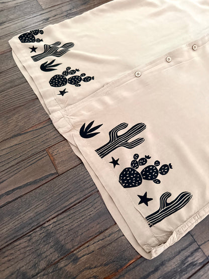 Cowgirl X Patchwork Button-Up T