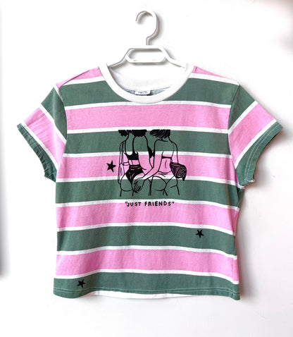 Beach Babes Striped Baby T
