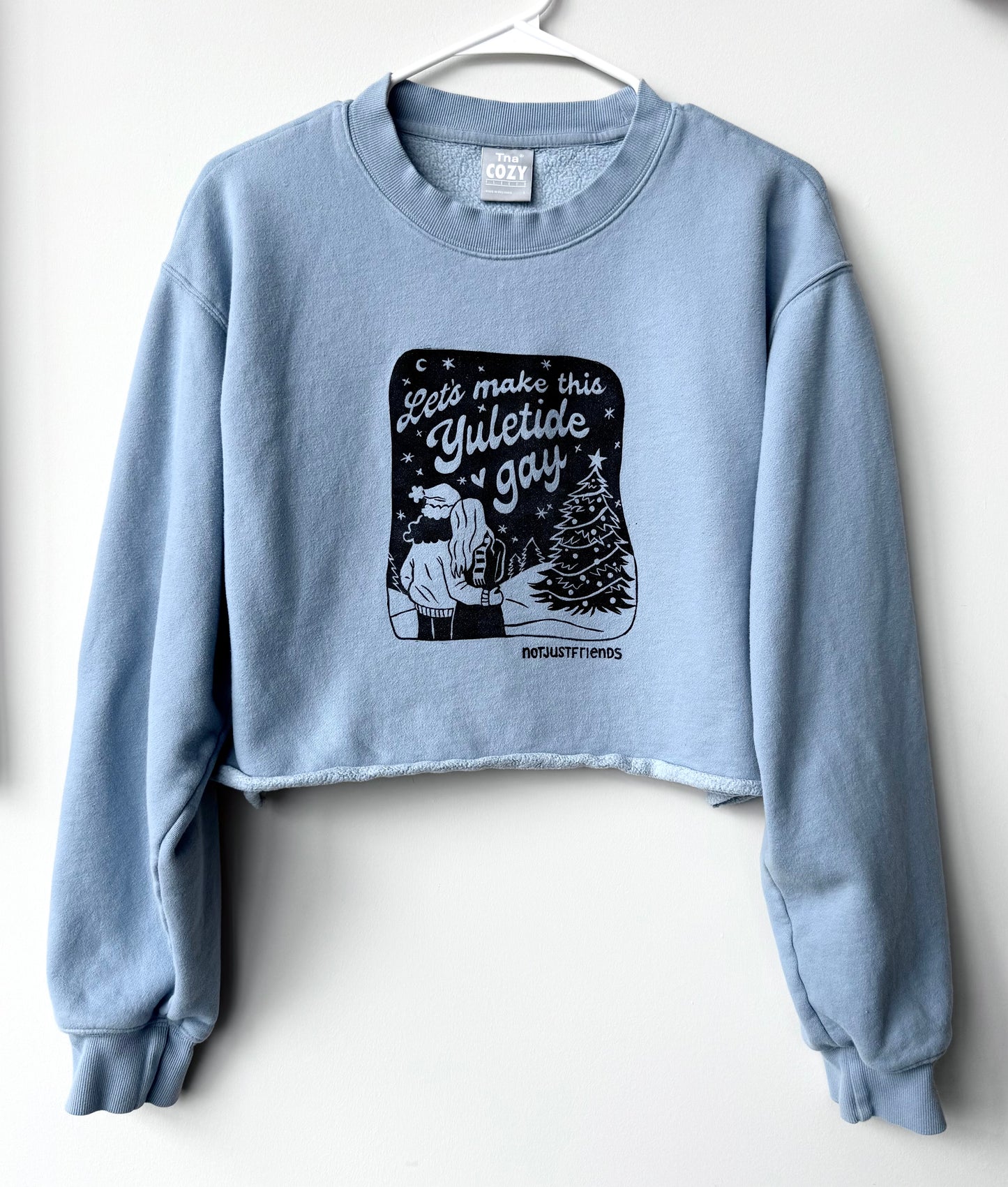 Make The Yuletide Gay Cropped Crewneck