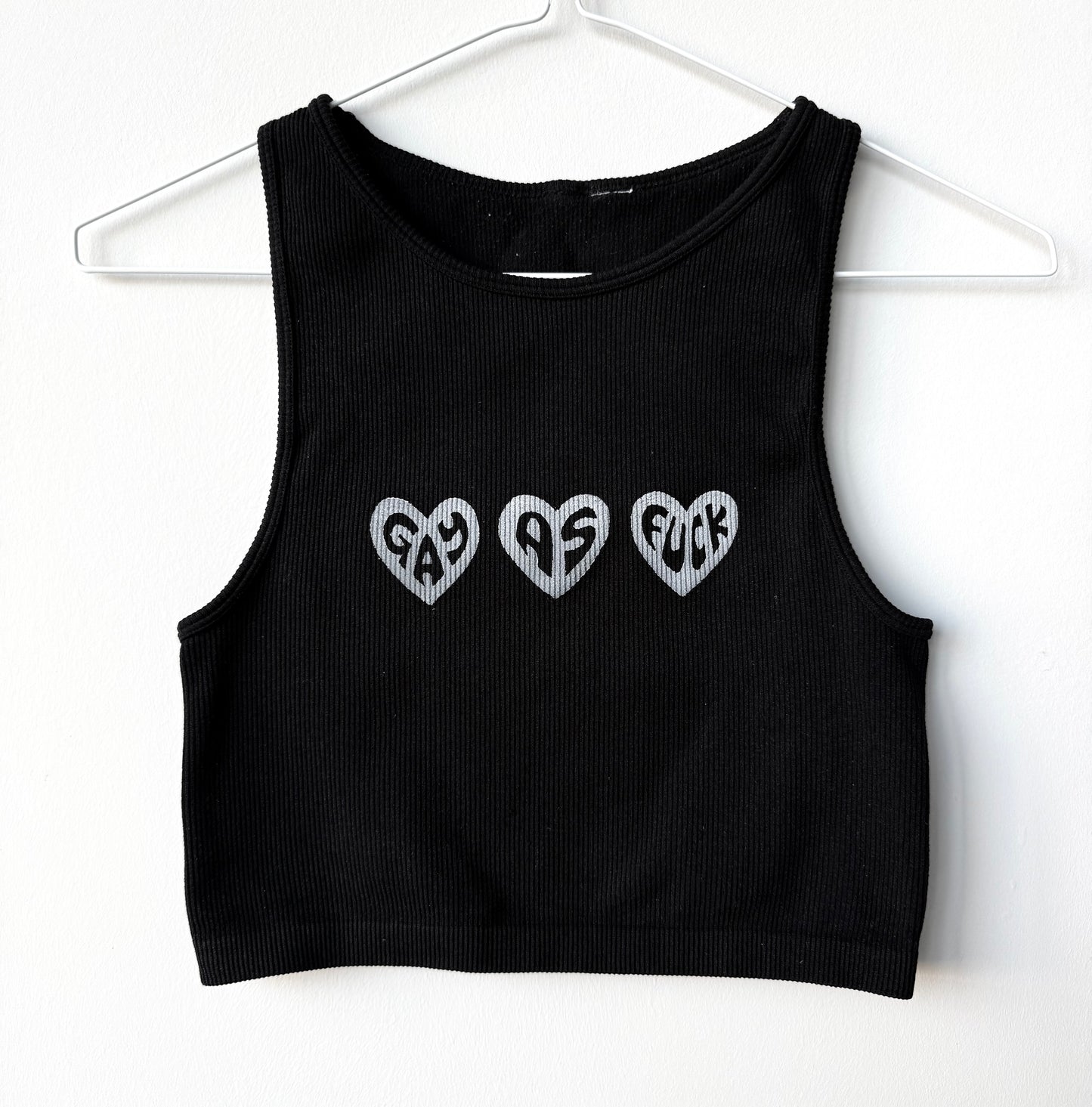 Gay As Fuck Cropped Tank