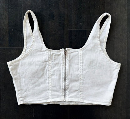 “Just Friends” Cropped Tank