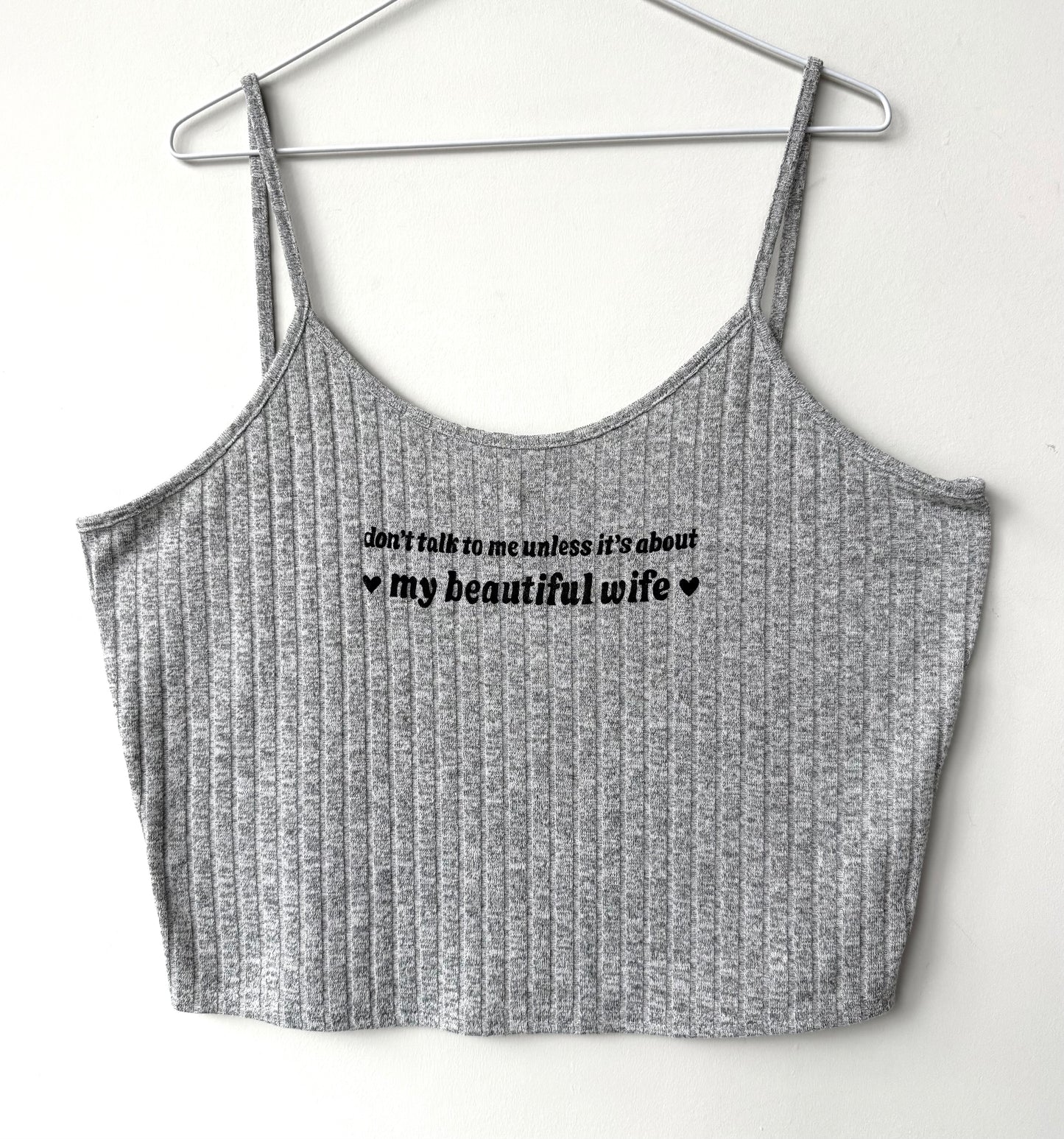 Beautiful Wife Cropped Tank