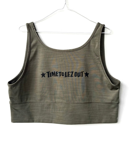 Lez Out Cropped Tank