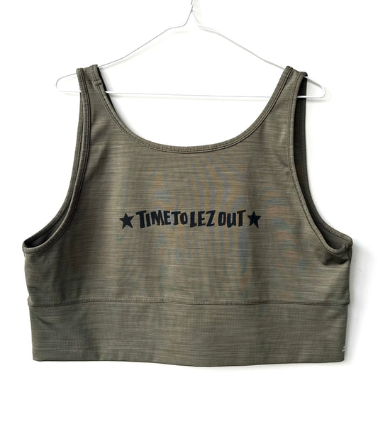 Lez Out Cropped Tank