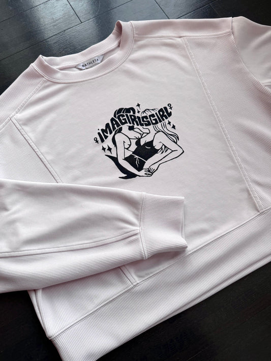 Girls Girl Cropped Crewneck