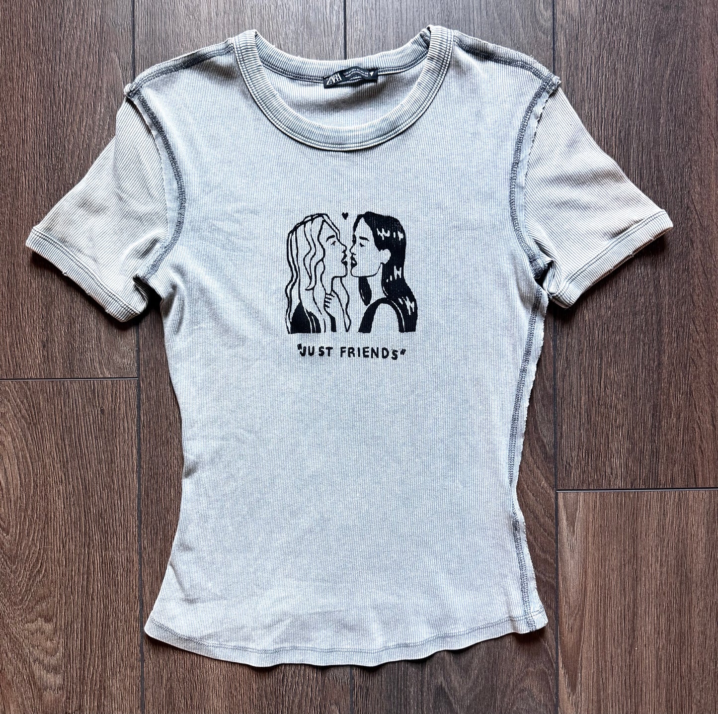 “Just Friends” Lovers Fitted T