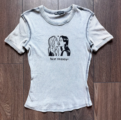 “Just Friends” Lovers Fitted T