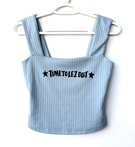 Lez Out Cropped Tank