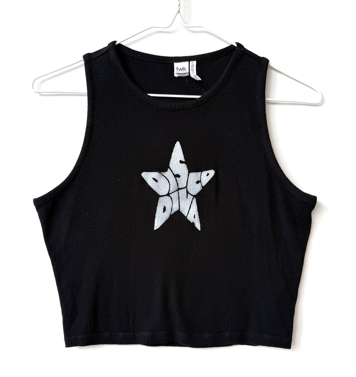 Disco Diva Cropped Tank
