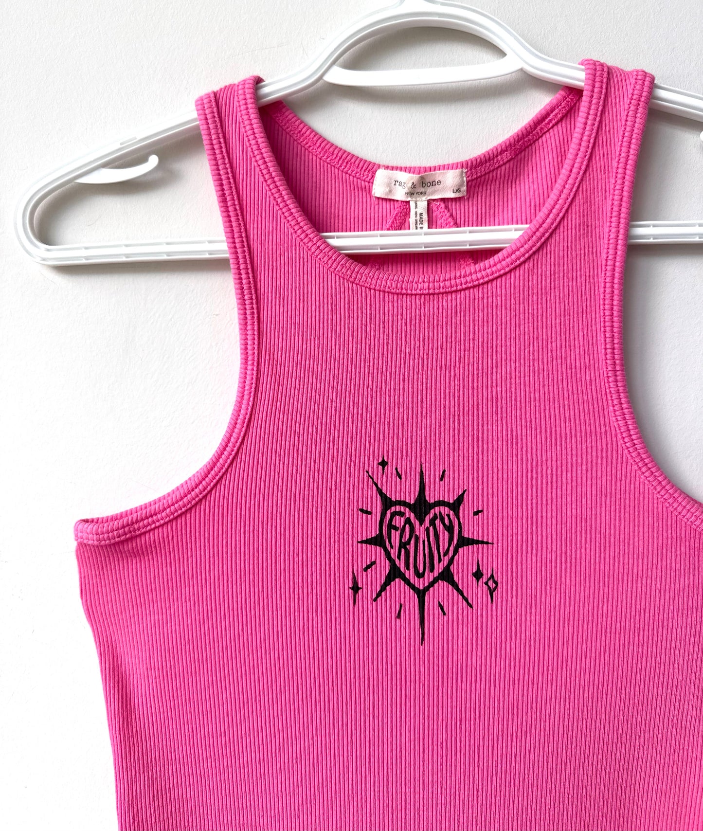Fruity Ribbed Tank Top