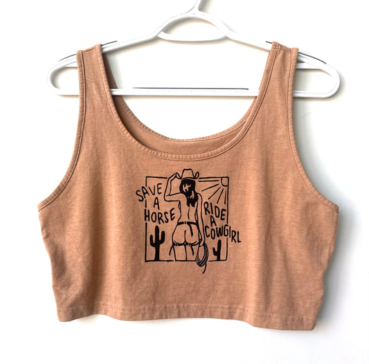 Cowgirl Cropped Tank