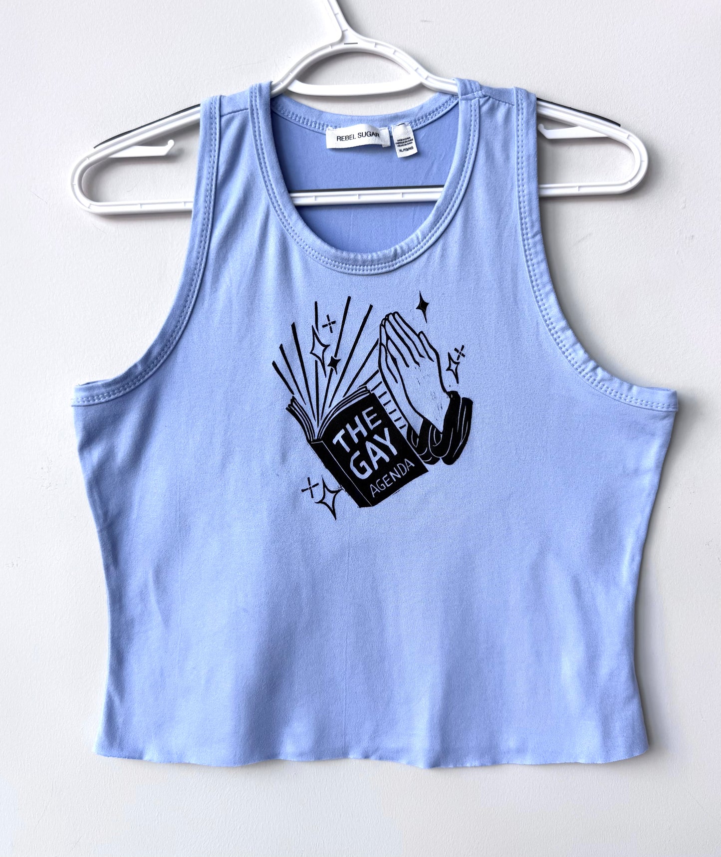 Gay Agenda Cropped Tank