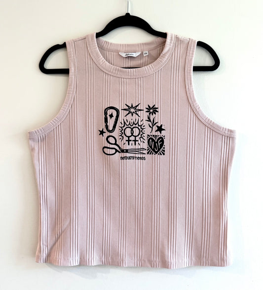 Patchwork Printed Tank Top