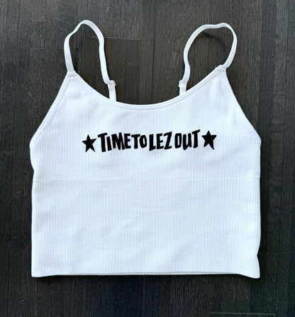 Lez Out Cropped Tank