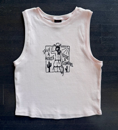 Cowgirl Cropped Tank