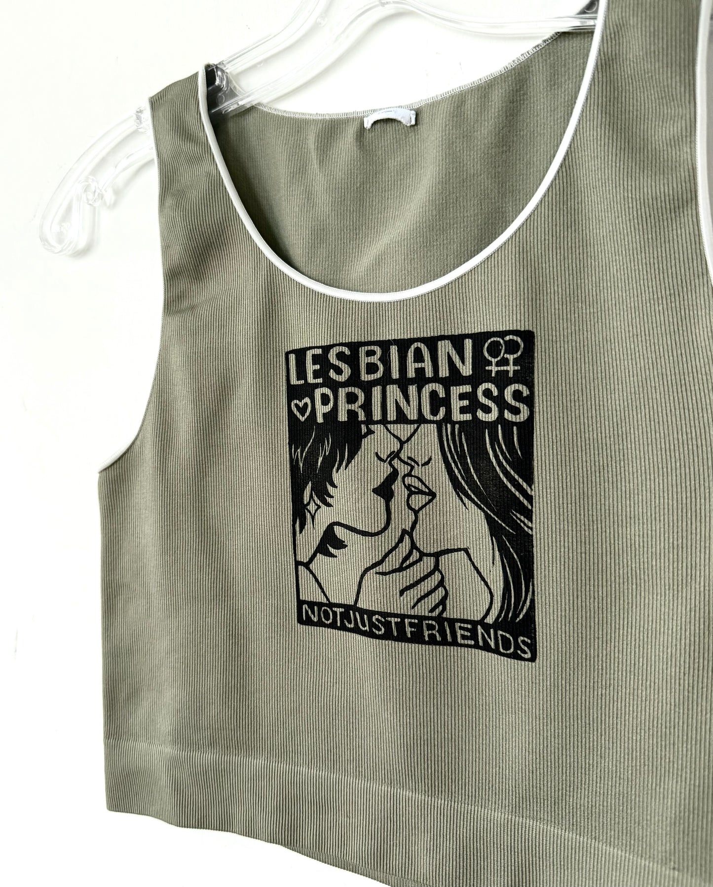 Lesbian Princess Cropped Tank