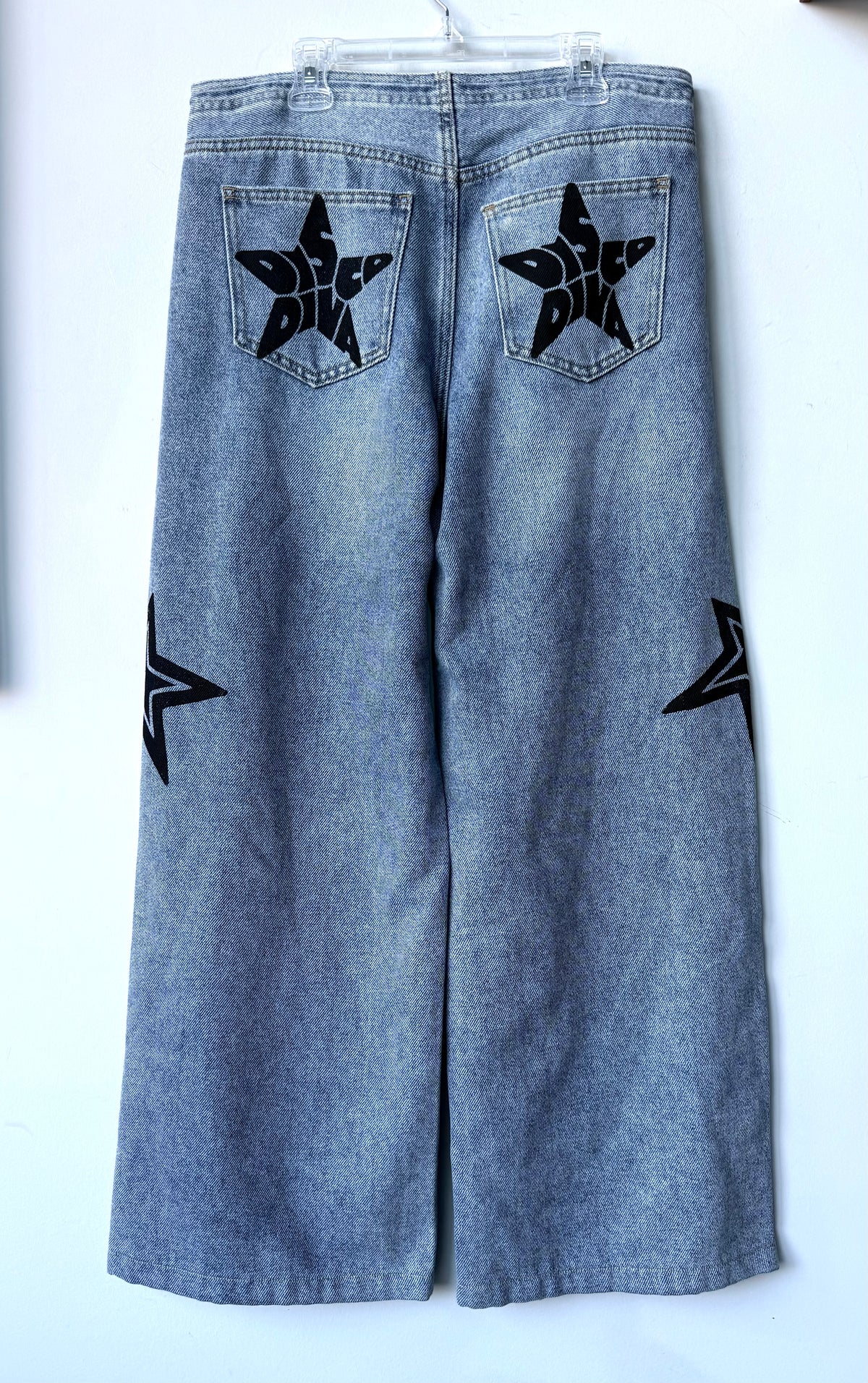 Disco Diva Wide Leg High-Waisted Jeans