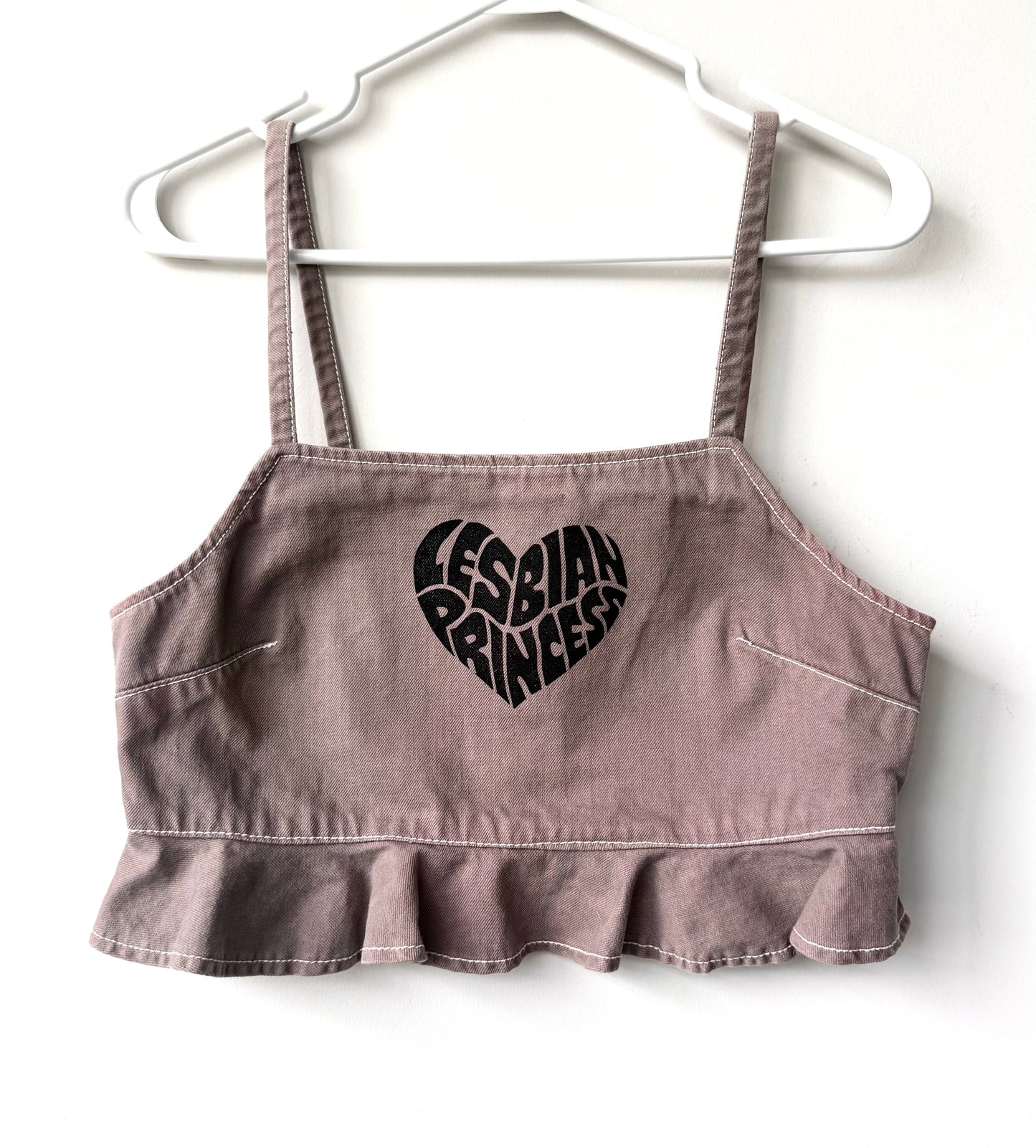 Lesbian Princess Cropped Tank