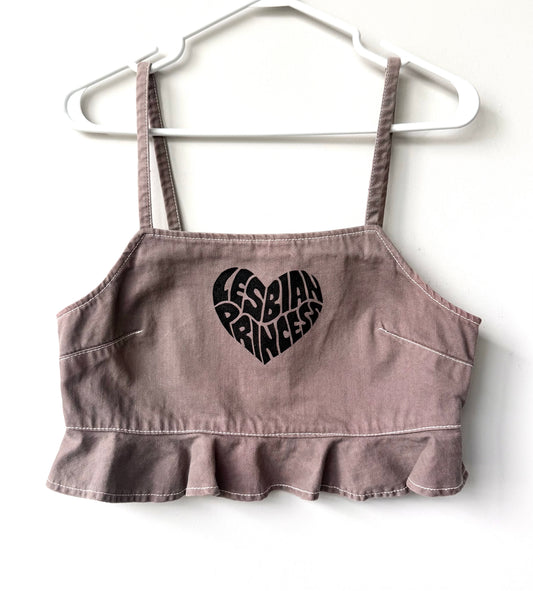 Lesbian Princess Cropped Tank