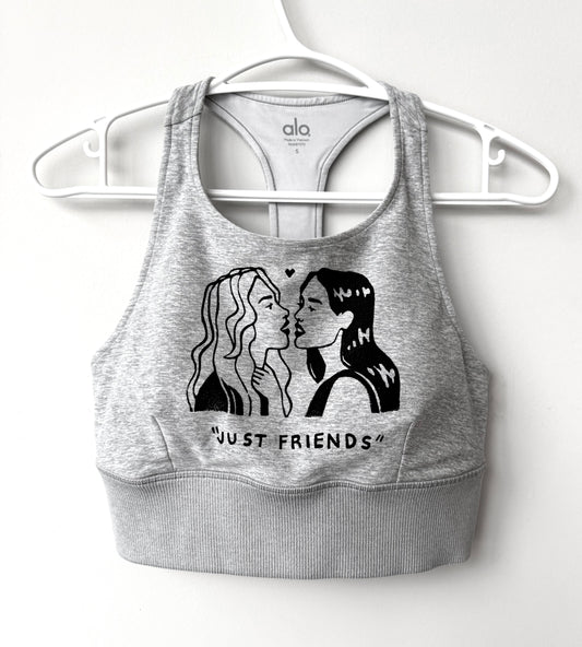 “Just Friends” Lovers Sports Bra