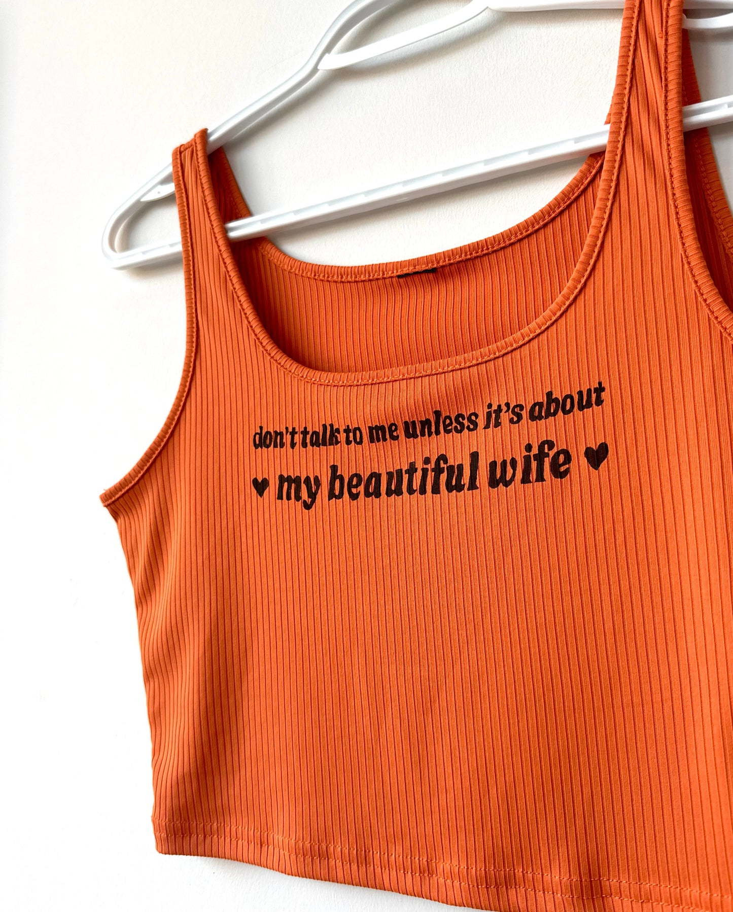 Beautiful Wife Cropped Tank