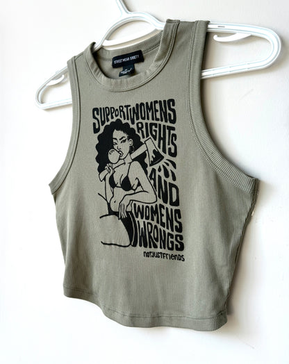 Women’s Wrongs Cropped Tank