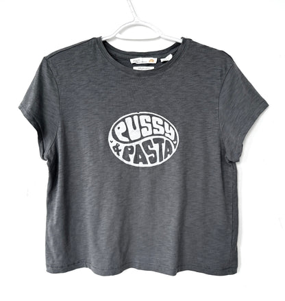 Pussy & Pasta Cropped T