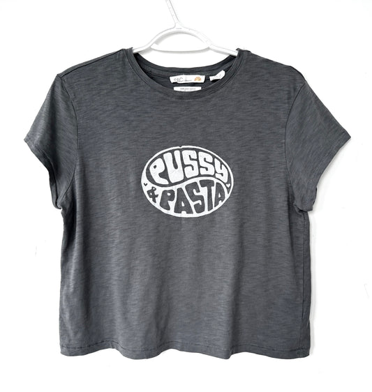 Pussy & Pasta Cropped T