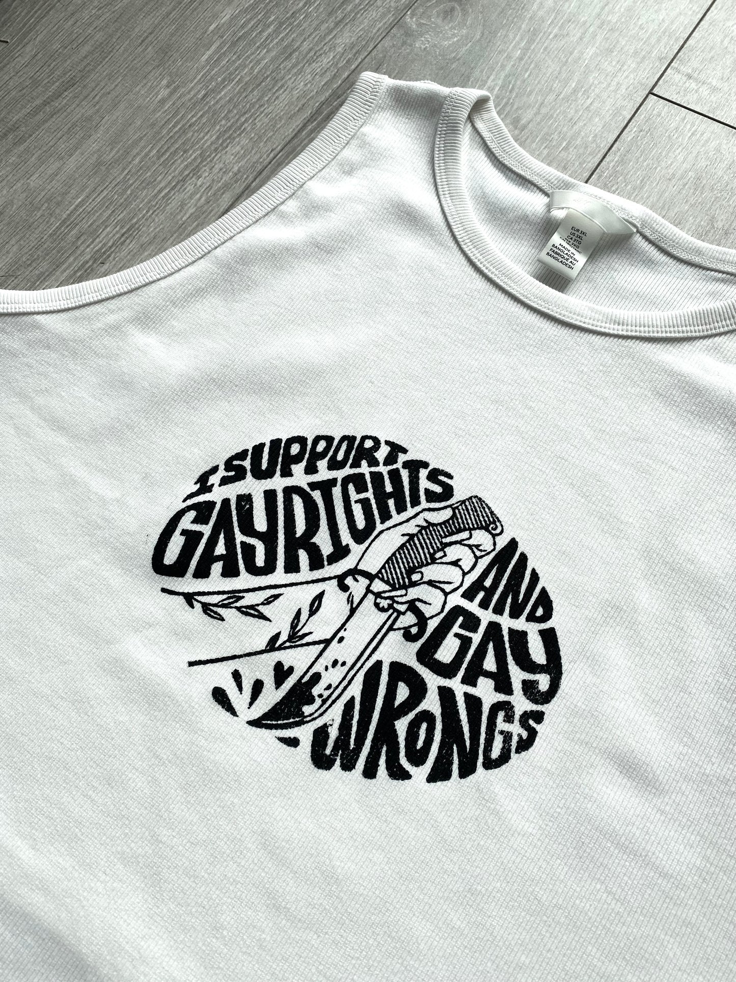 Gay Wrongs Cropped Tank