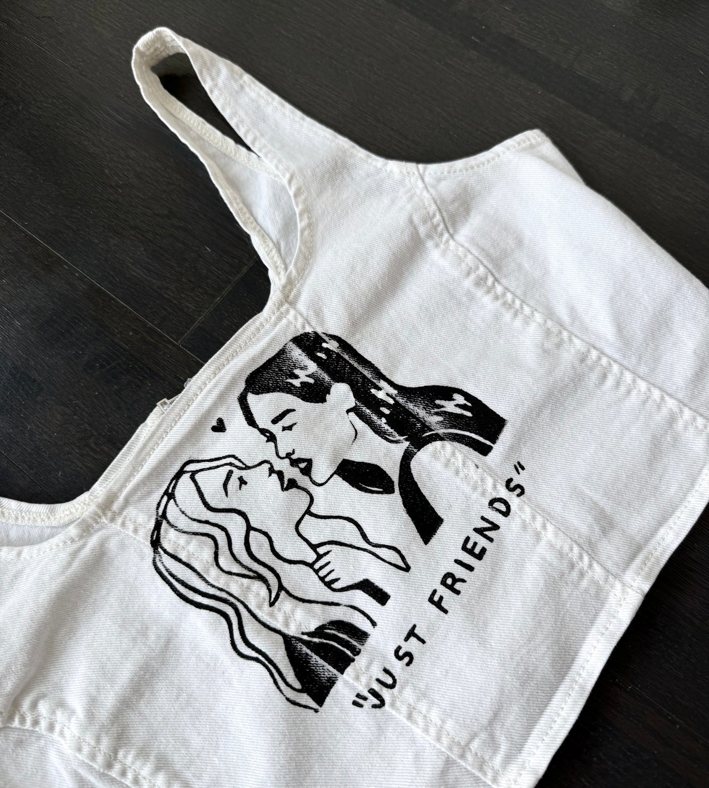“Just Friends” Cropped Tank