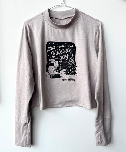 Make The Yuletide Gay Cropped Long Sleeve