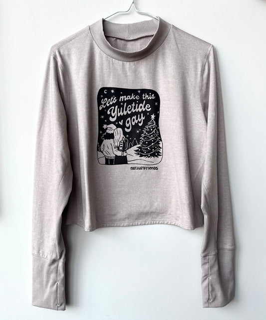 Make The Yuletide Gay Cropped Long Sleeve