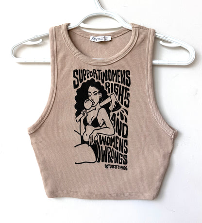 Women’s Wrongs Cropped Tank
