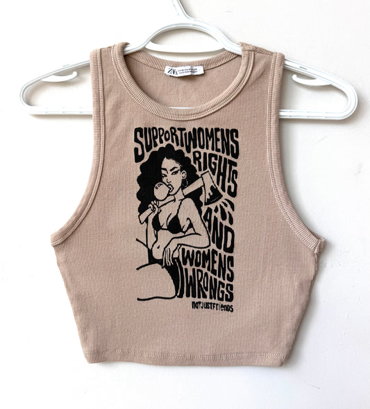 Women’s Wrongs Cropped Tank