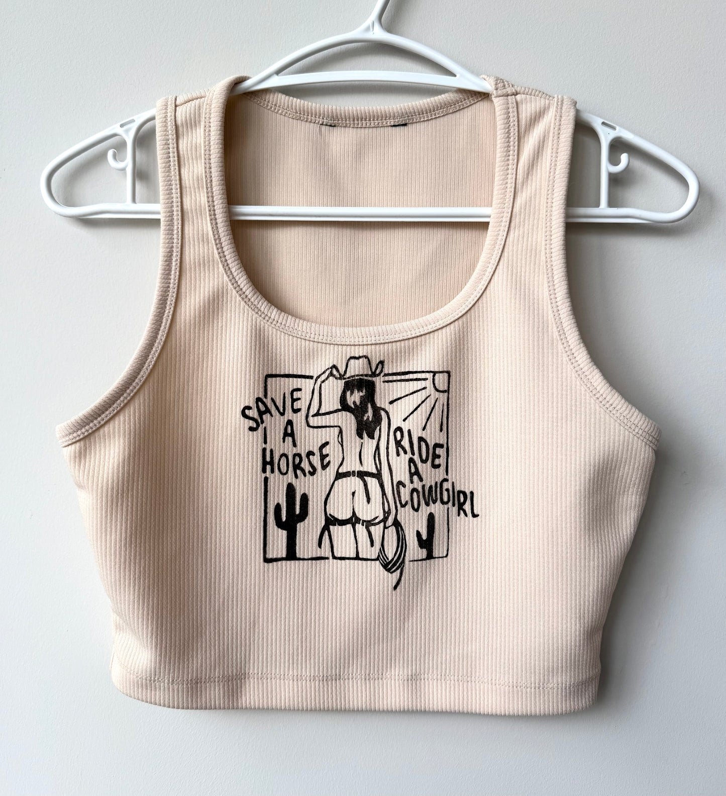 Cowgirl Cropped Tank